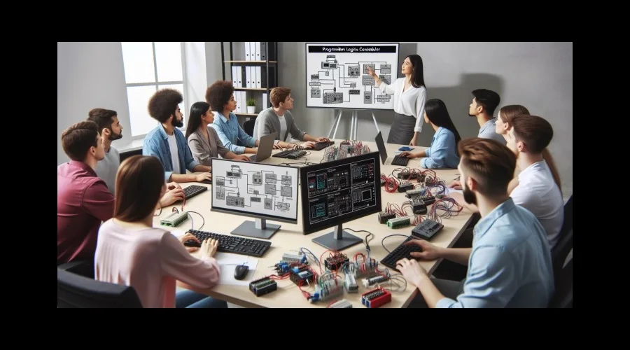 PLC programozó képzés a MODELLO Intézetben — ipari vezérléstechnikai gyakorlati oktatáson